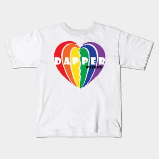 Rainbow Heart Kids T-Shirt